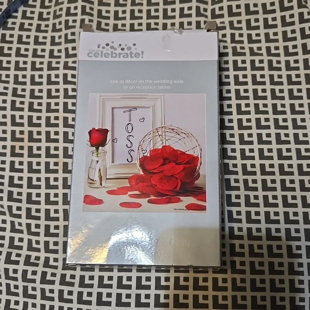Red Fabric Petals